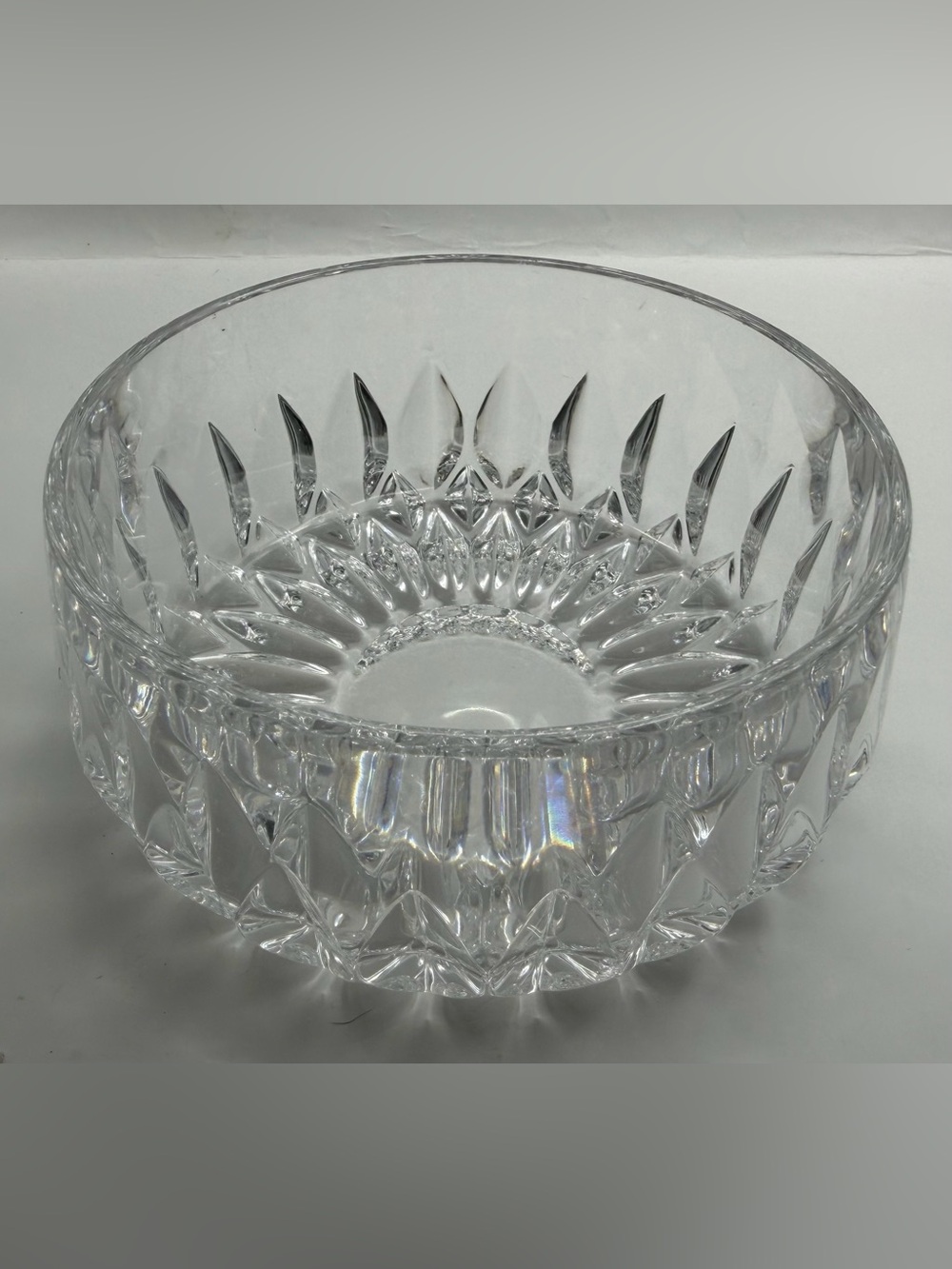 Gorham Crystal Althea Cut Pattern Serving Bowl